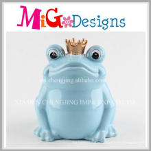 Concise Frog Design Hand-Make Ceramic Coin Box